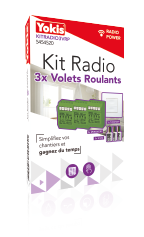 Image du produit Kit centralisation 3 volets roulants radio Power