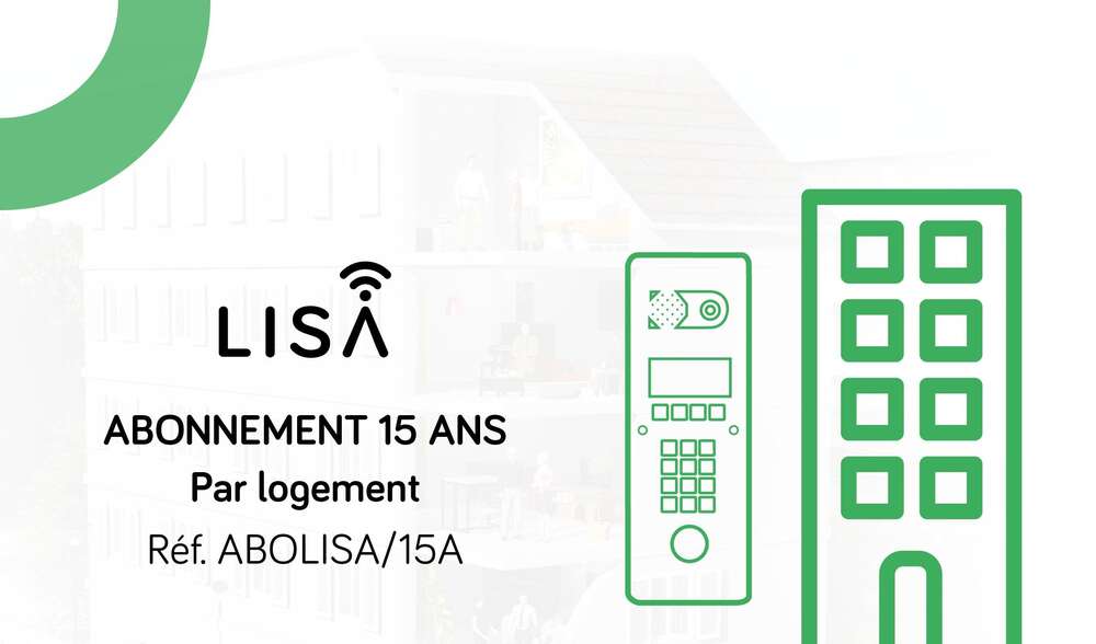 Image du produit Abonnement LISA par logement prépayé 15 ans