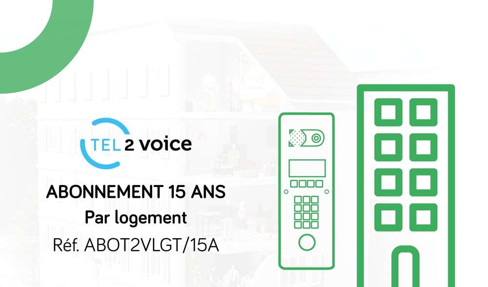 Image du produit Abonnement T2V par logementement prépayé 15 ans