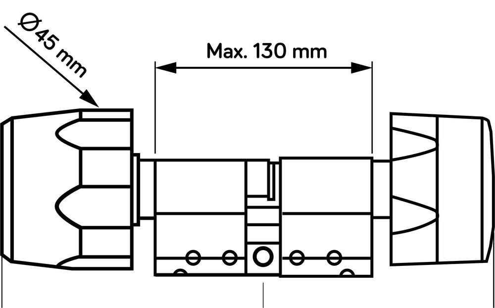 Image du produit Cylindre L/E Viky 40B X 30