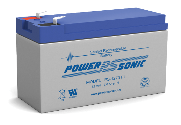 Image du produit Batterie Powersonic 7Ah 12 Volts Dim