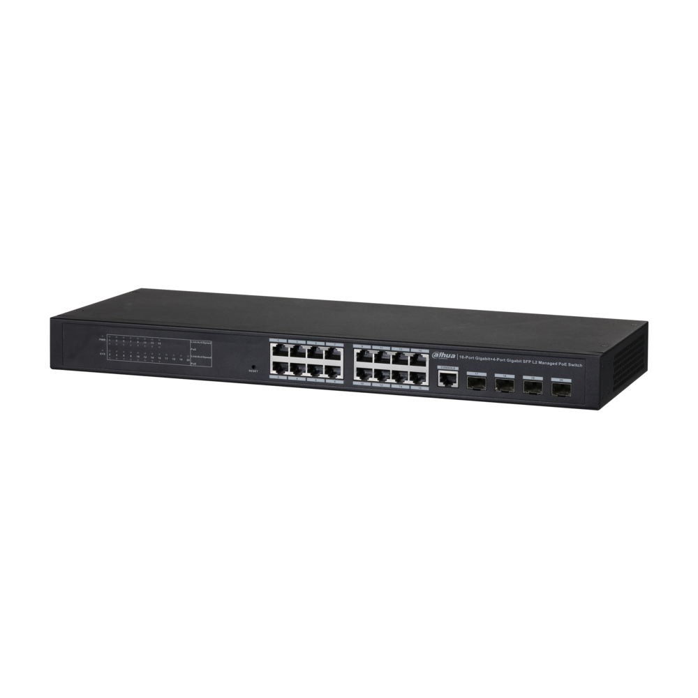 Image du produit 20-Port Managed Gigabit Switch with 16-Port PoE