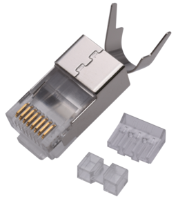 Image du produit CONNECTEUR RJ45 FTP CAT6 2x4C 1.1/7.5 Boite 50 PC