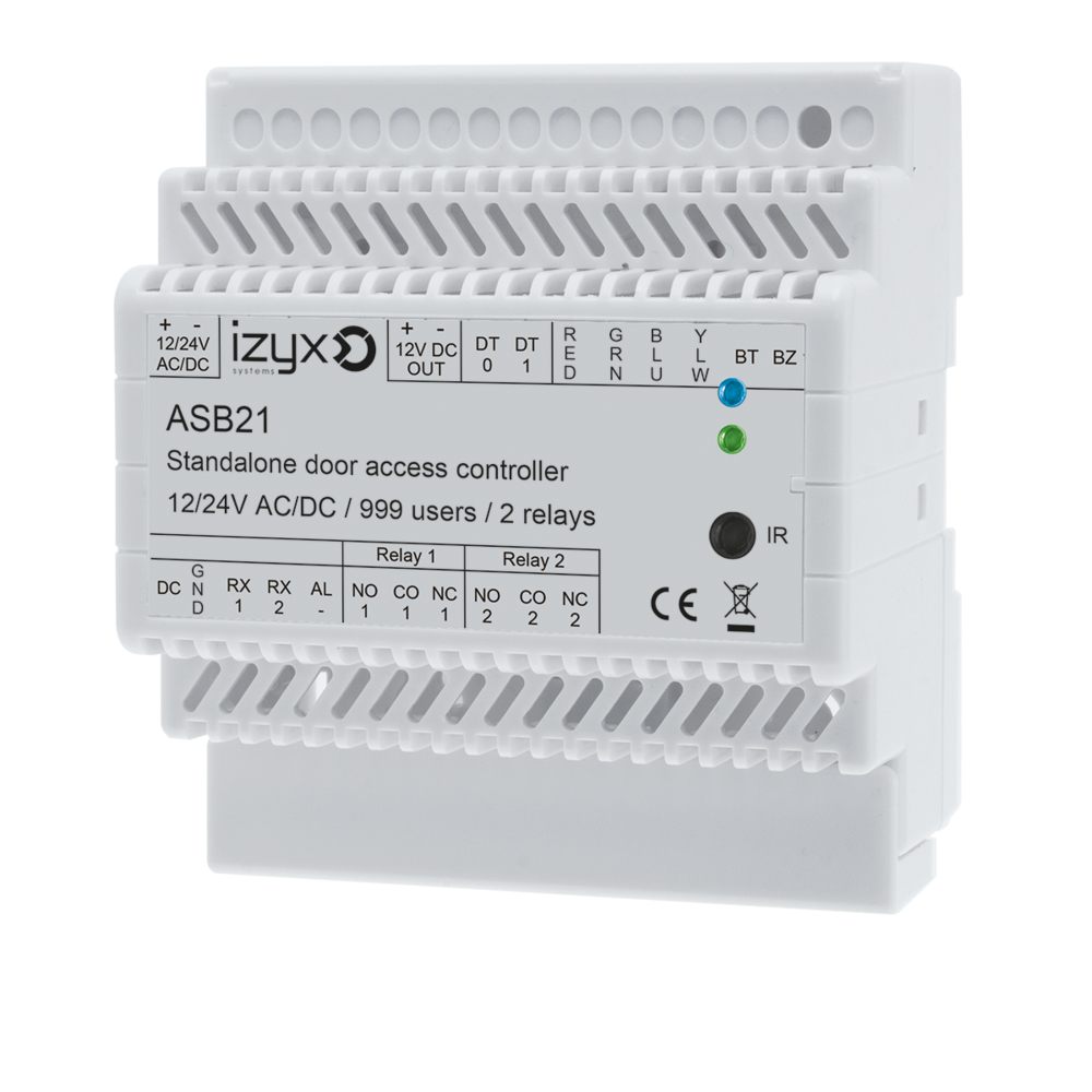 Image du produit Electronique déportée rail DIN 5M 12/24V AC/DC 999u 2R Compa