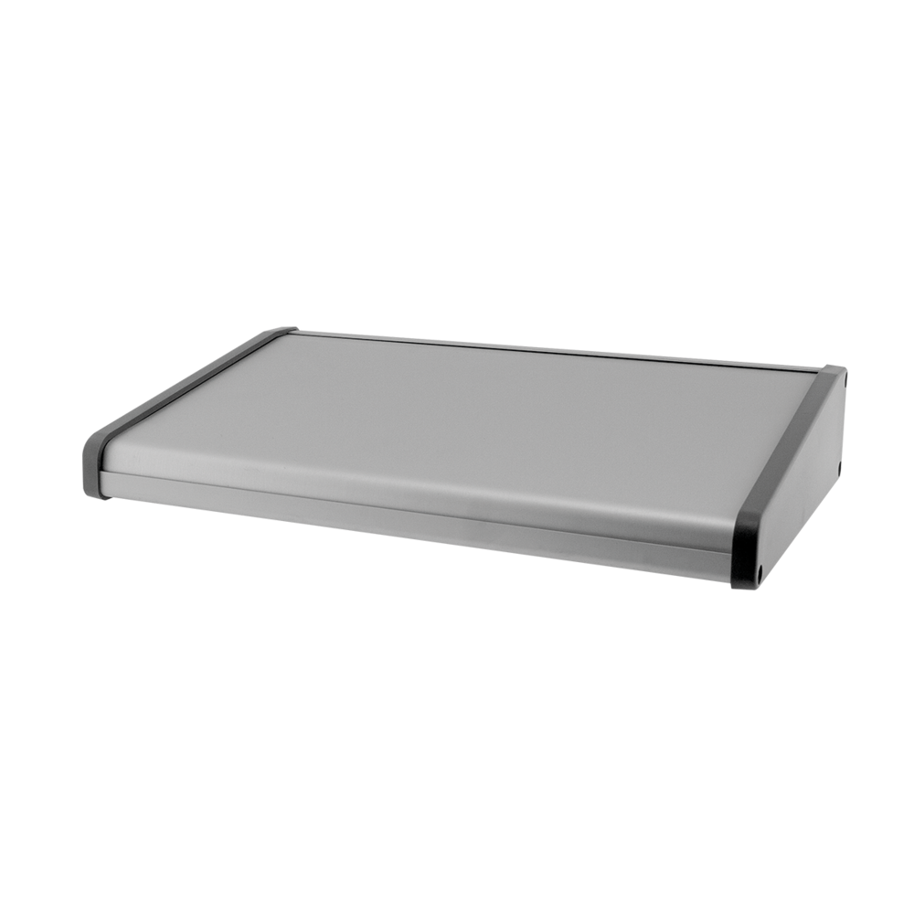 Image du produit Boitier / Pupitre de table alu 1,5 mm / Côtés ABS Gris - 315