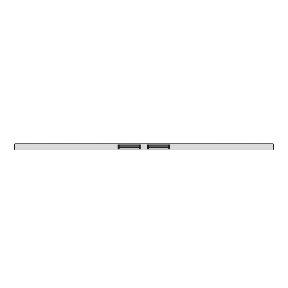 Image du produit Tube EM horizontal 2 m 2 x 600 lbs 12/24V DC - NF S 61-937