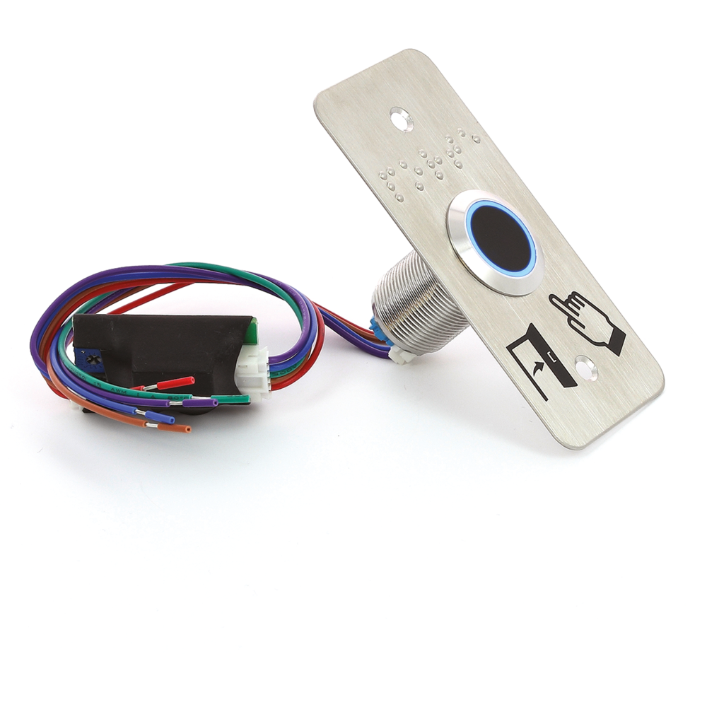 Image du produit Capteur IR diam. 19 mm 12/24V DC Halo bleu/vert Buzzer Rel.