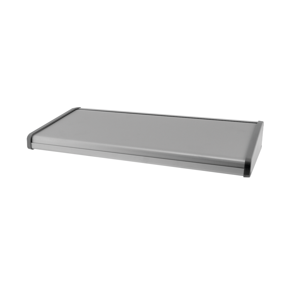 Image du produit Boitier / Pupitre de table alu 1,5 mm / Côtés ABS Gris - 415