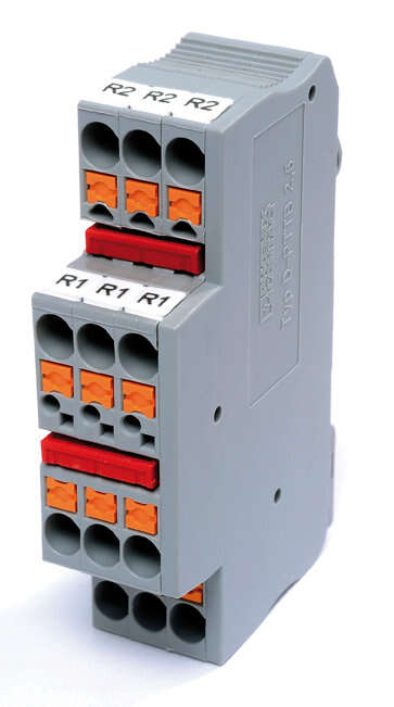 Image du produit Connecteur de distribution rail - din 1module 2e/2x5s