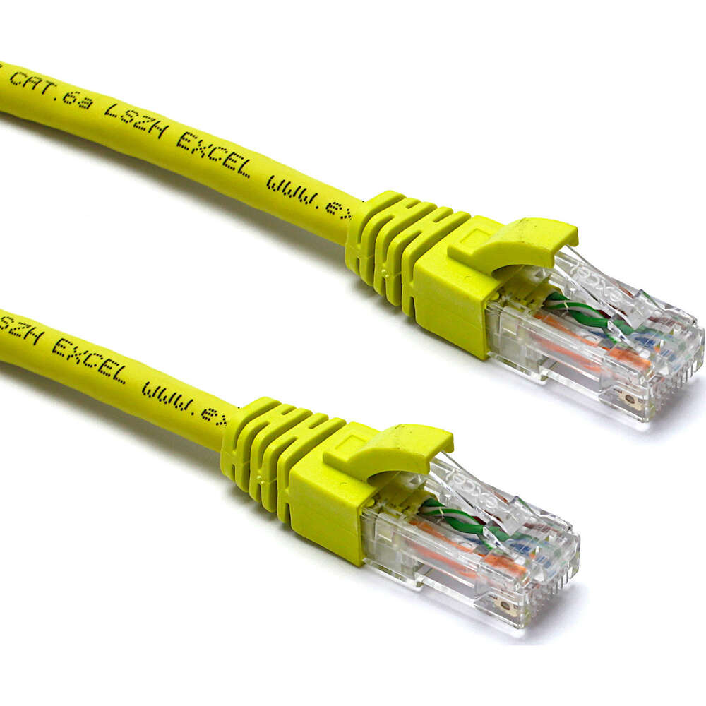 Image du produit EXCEL CAT6A 2M UUTP LSOH PATCH LEAD YELLOW