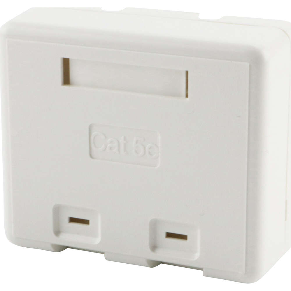 Image du produit Excel Plus Cat6 2 Port Surface Mount Box White