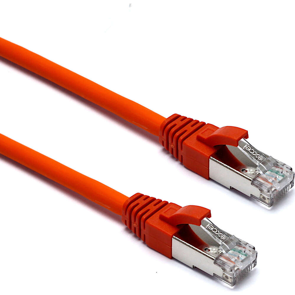 Image du produit EXCEL CAT6A 0.5M FFTP LSOH PATCH LEAD ORANGE PK10