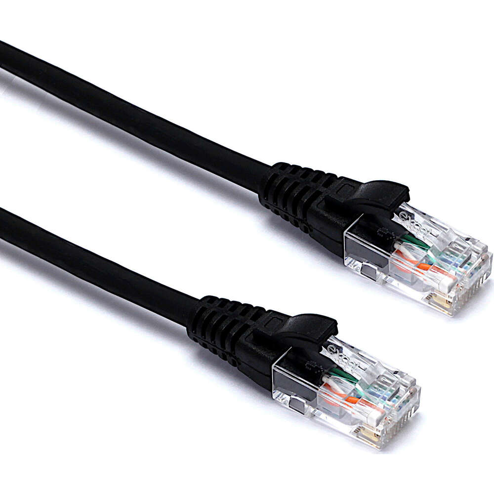 Image du produit EXCEL CAT6 0.5M UUTP LSOH PATCH LEAD BLACK PK10