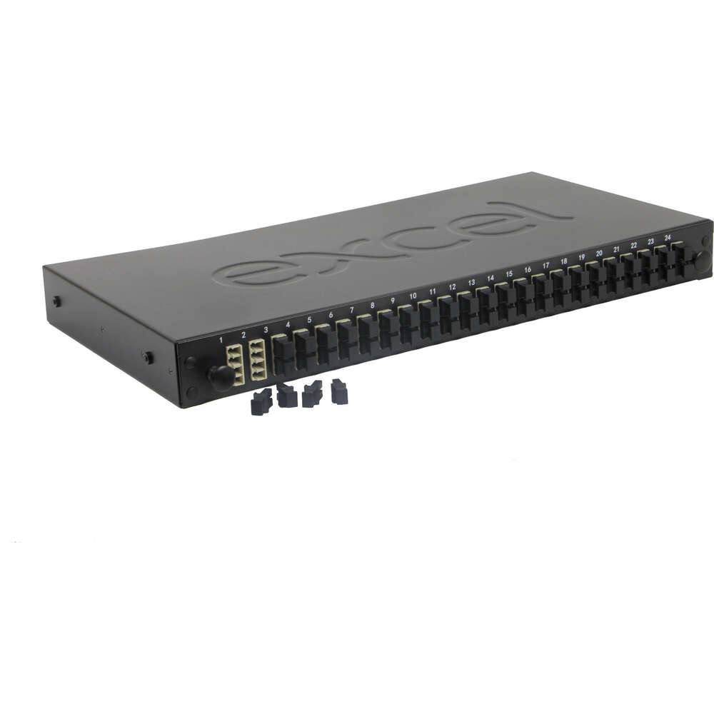 Image du produit TIROIR OPTIQUE 24 PORTS LC QUA D MULTIMODE - JUSQU A 96