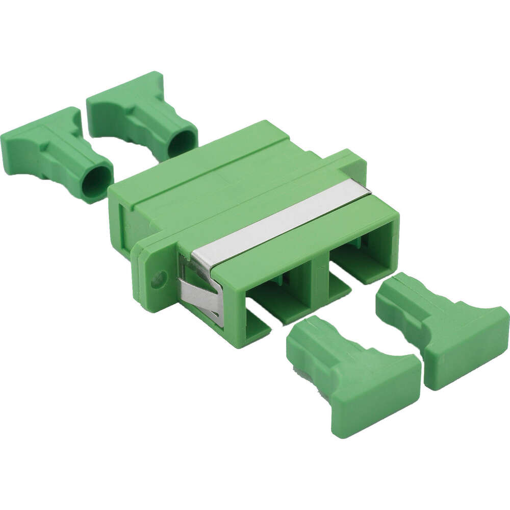 Image du produit ENBEAM SC/APC DUPLEX ADAPTOR SINGLEMODE-GREEN PK6