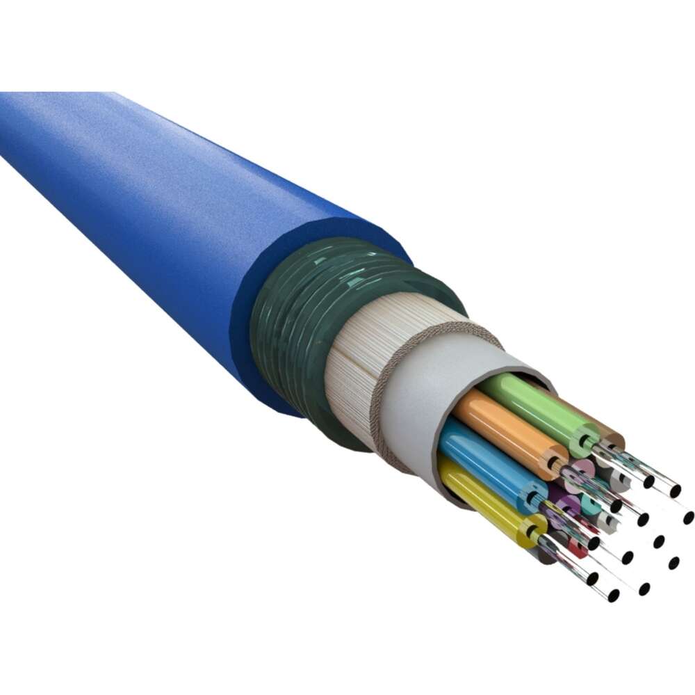 Image du produit CABLE OPTIQUE 8 BRINS 50/125 OM3 STRUCTURE LIBRE ARME ACIER