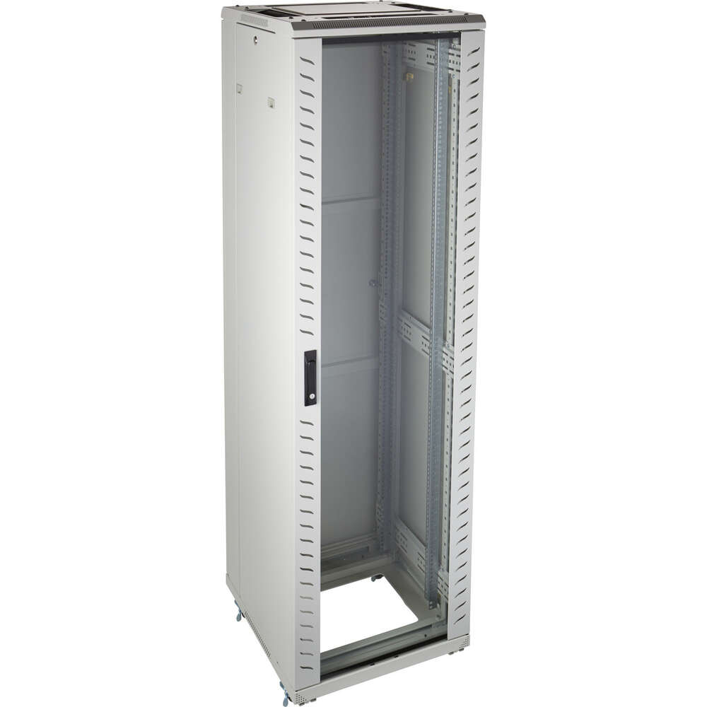 Image du produit BAIE CR 42U 600X800 RAL9001 porte AV Verre / AR sple acier