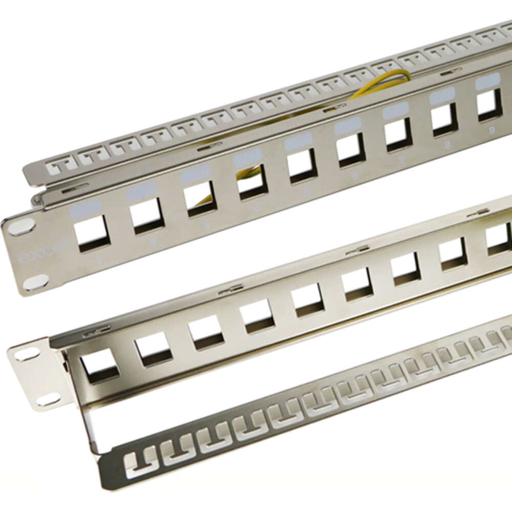 Image du produit EXCEL 16-PORT KEYSTONE JACK FR AME - CHROME