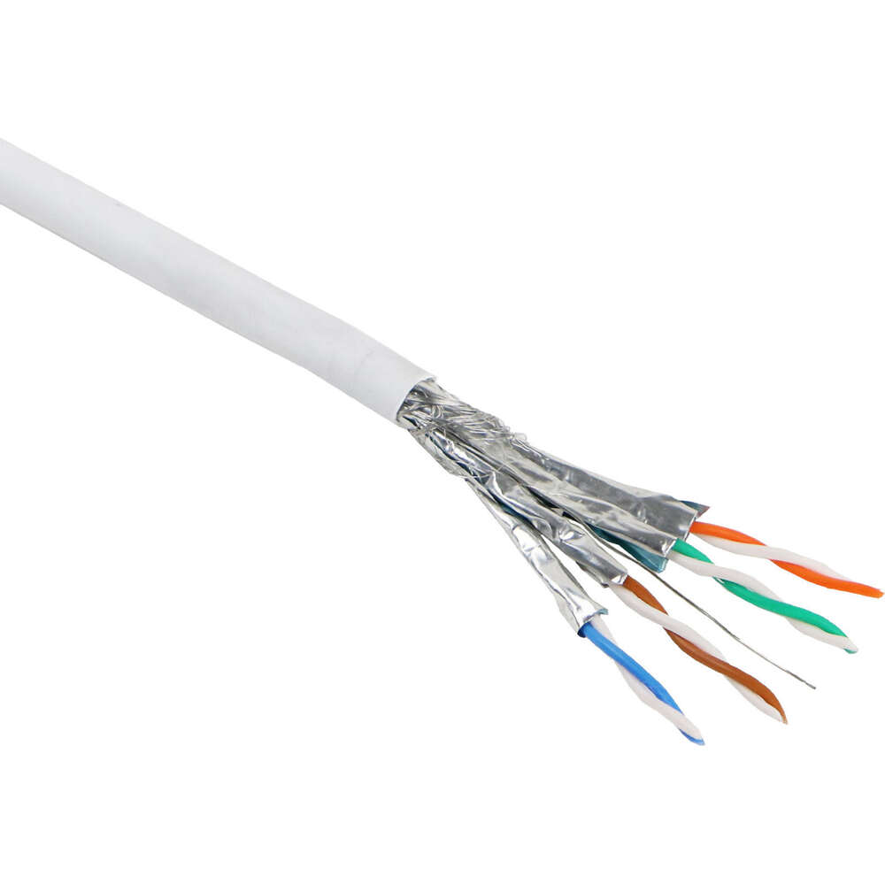 Image du produit CABLE 1X4P CAT6A S/FTP 550MHZ T500 blanc B2CA