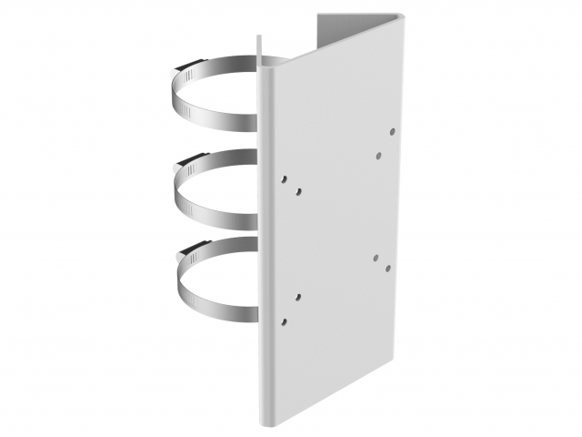 Image du produit Vertical Pole MountStainless Steel&SteelHikvision White