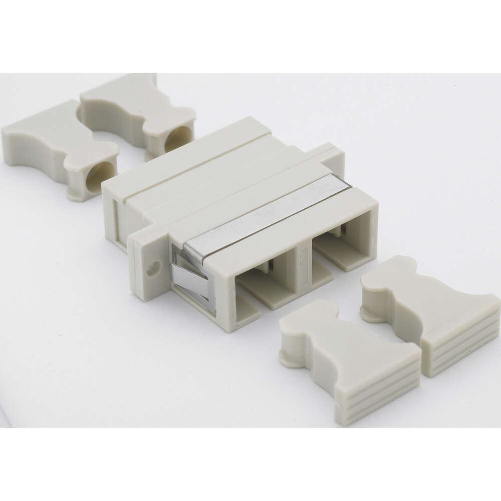 Image du produit ENBEAM SC DUPLEX ADAPTOR MULTIMODE-IVORY PK6