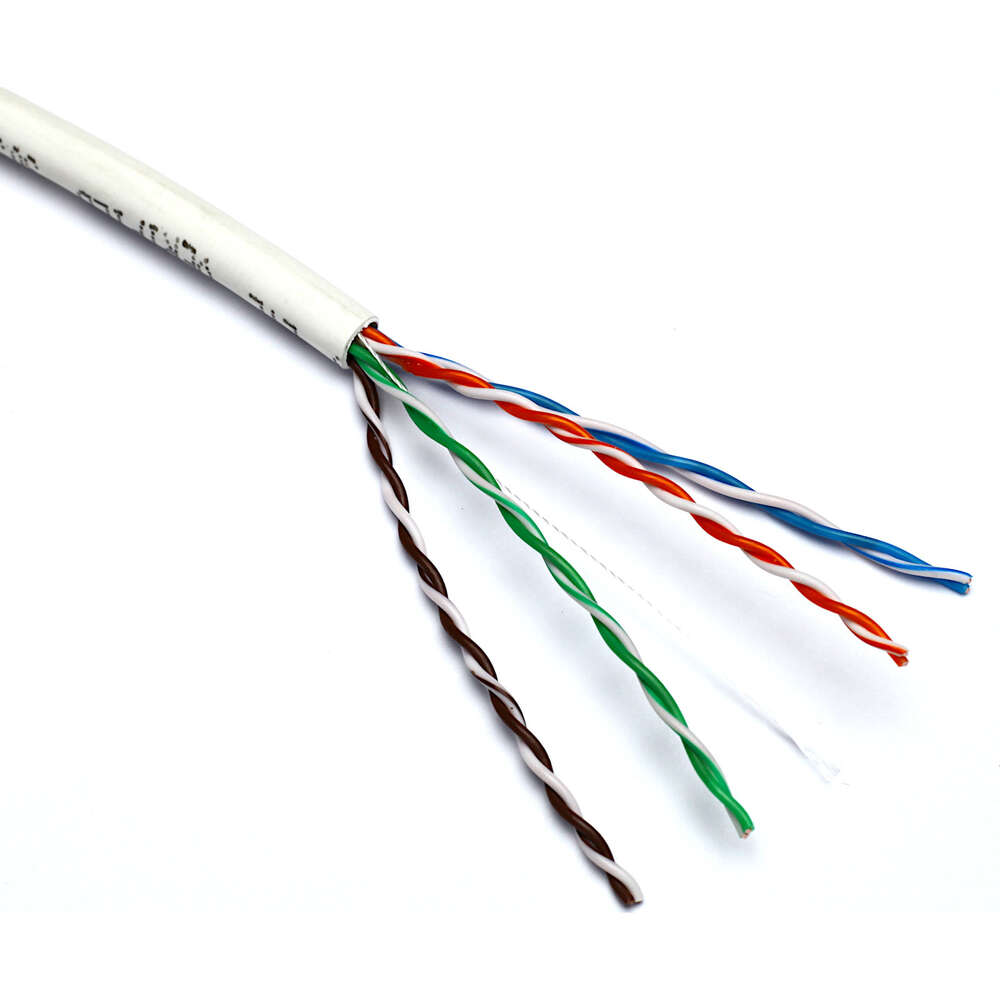 Image du produit CABLE 4 PAIRES 100OHMS U/UTP C AT5E LSZH BLANC (BOX 305 METR