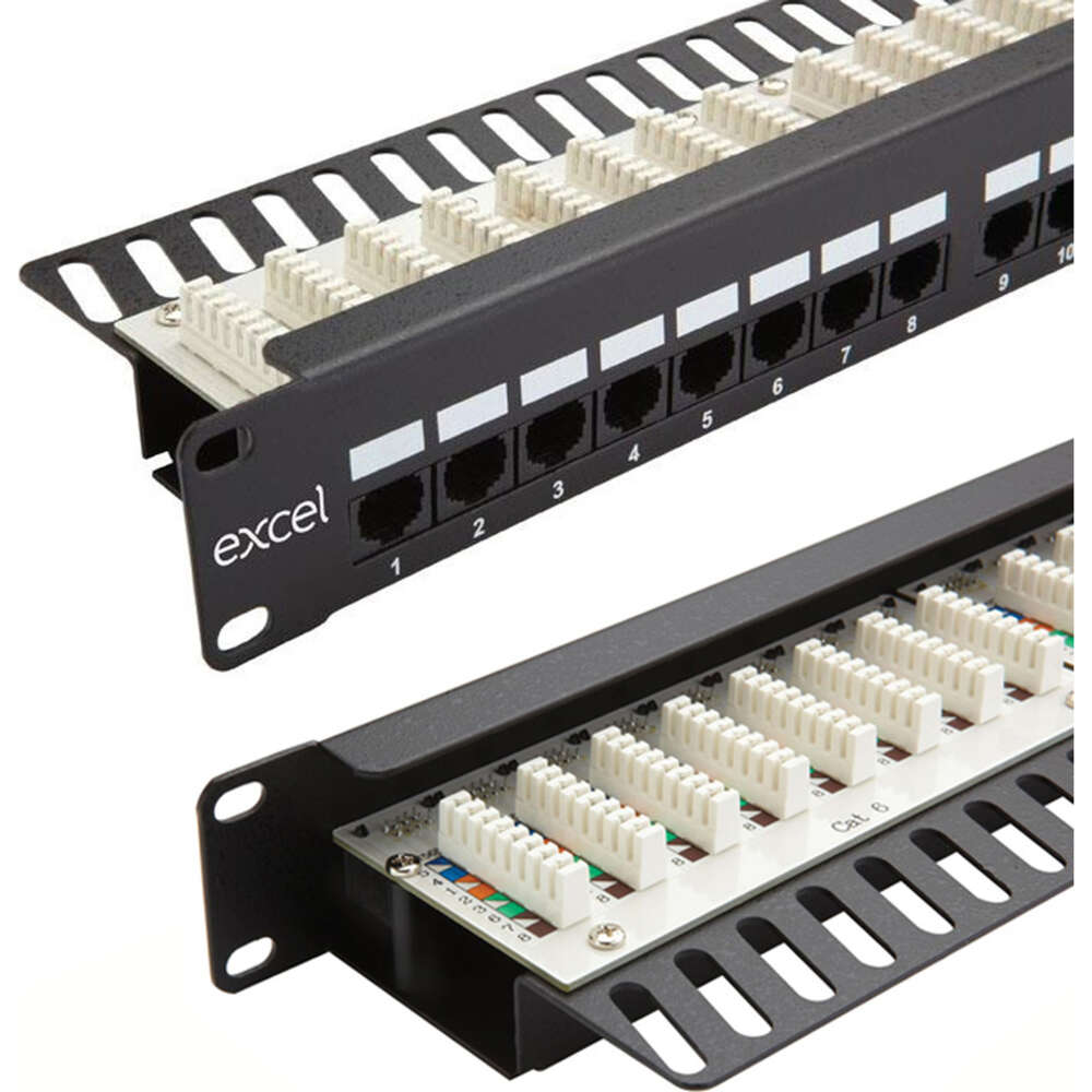 Image du produit PANNEAU 24 PORTS CAT6 ANGULAIRE