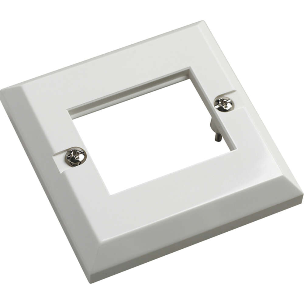 Image du produit EXCEL 6C SINGLE GANG PLATE UPT O 2 MODULES-WHITE