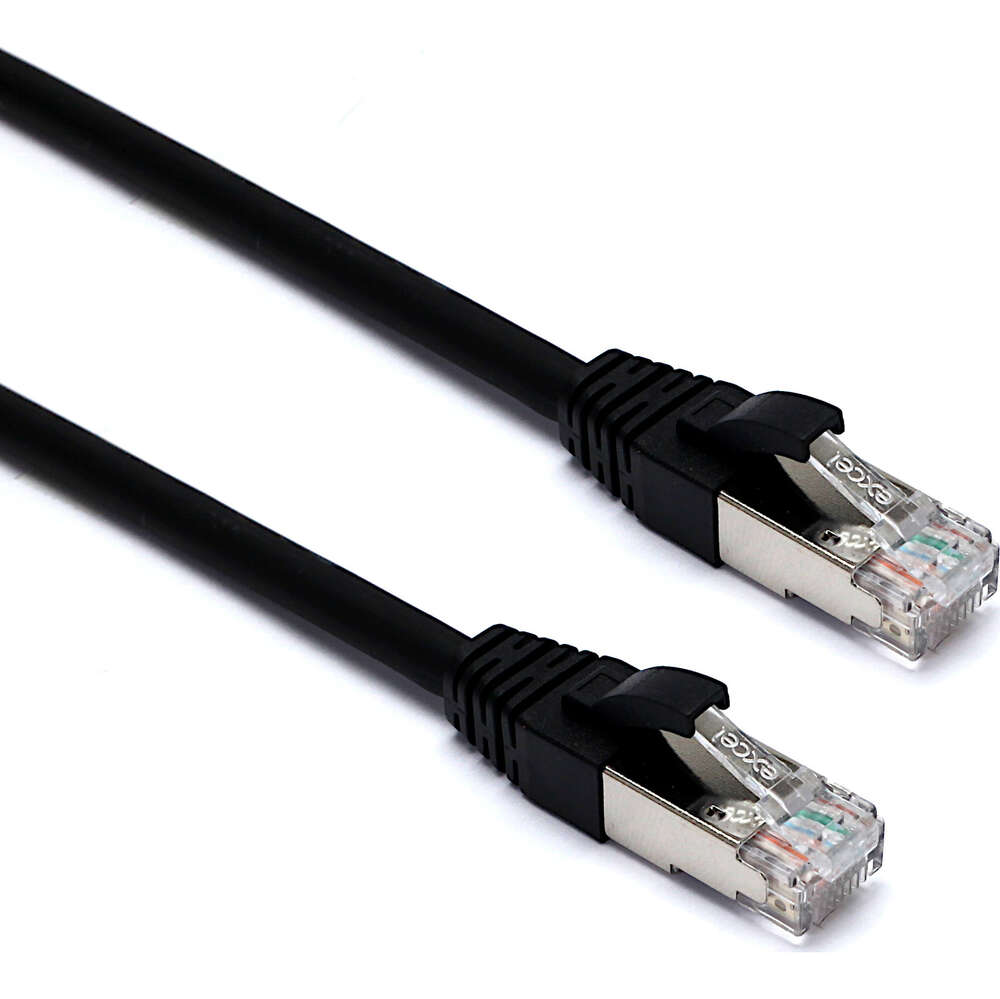 Image du produit EXCEL CAT6A 1.5M FFTP LSOH PATCH LEAD BLACK