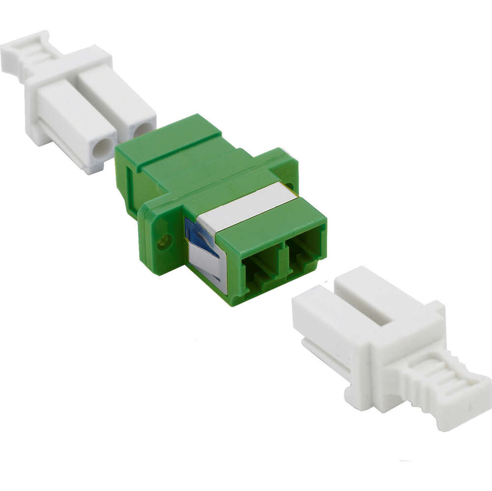 Image du produit ENBEAM DUPLEX LC/APC SINGLEMODE ADAPTOR-GREEN PK6