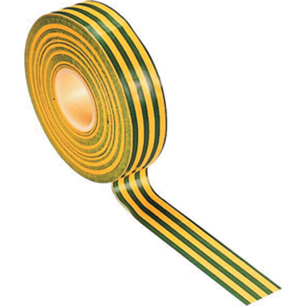 Image du produit EXCEL 19MM X 33M PVC TAPE GREEN/YELLOW