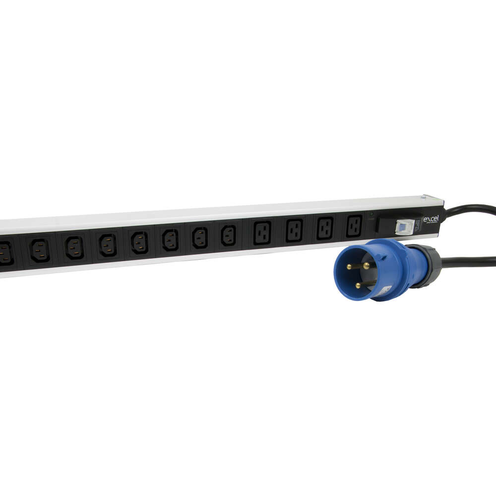 Image du produit EXCEL 20-C13 & 4-C19 VERT MCB PDU - 32A IEC60309