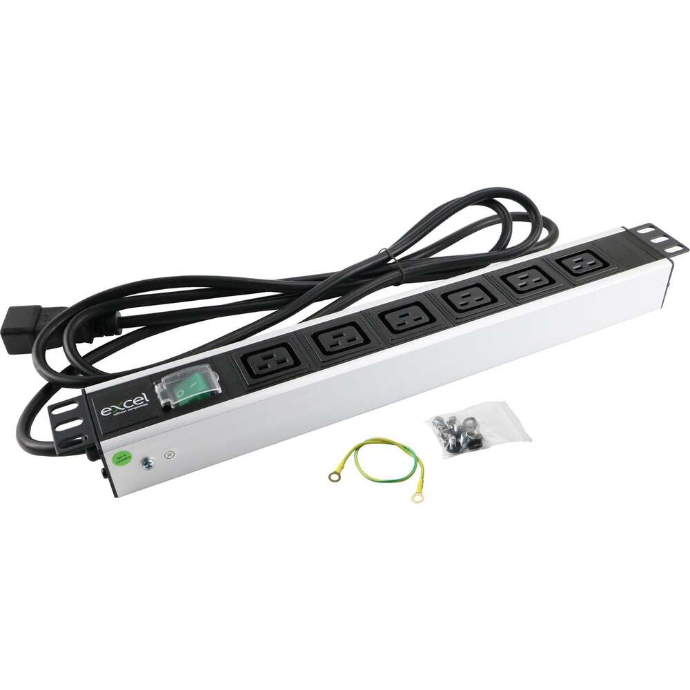 Image du produit EXCEL 6-C19 HORIZONTAL SWITCHE D PDU - C20 INPUT