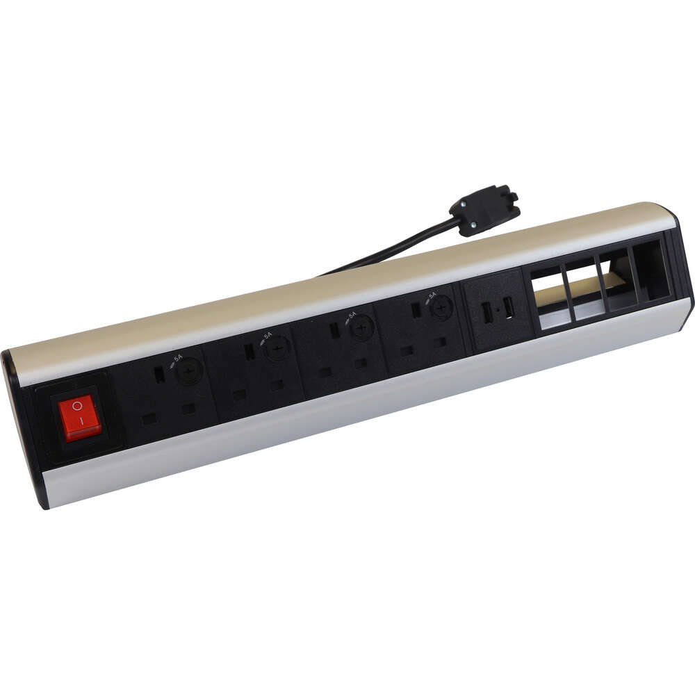 Image du produit EXCEL DESK POWER 4xUK: 2xUSB POWER: 4x6C APERTURE