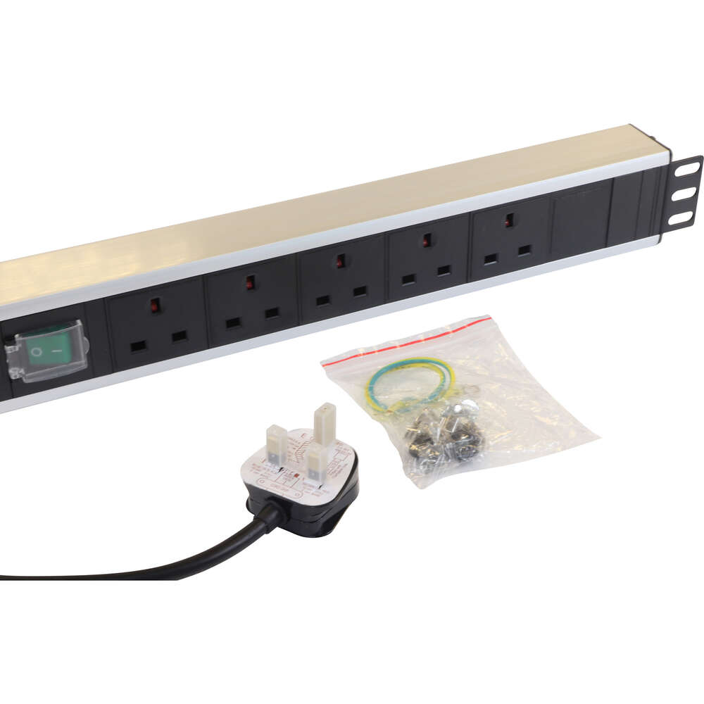 Image du produit EXCEL 5-WAY POWER STRIP HORIZONTAL