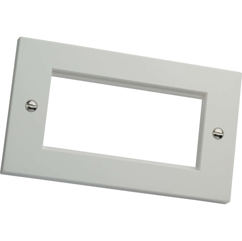 Image du produit Excel Double Gang Flat Faceplate