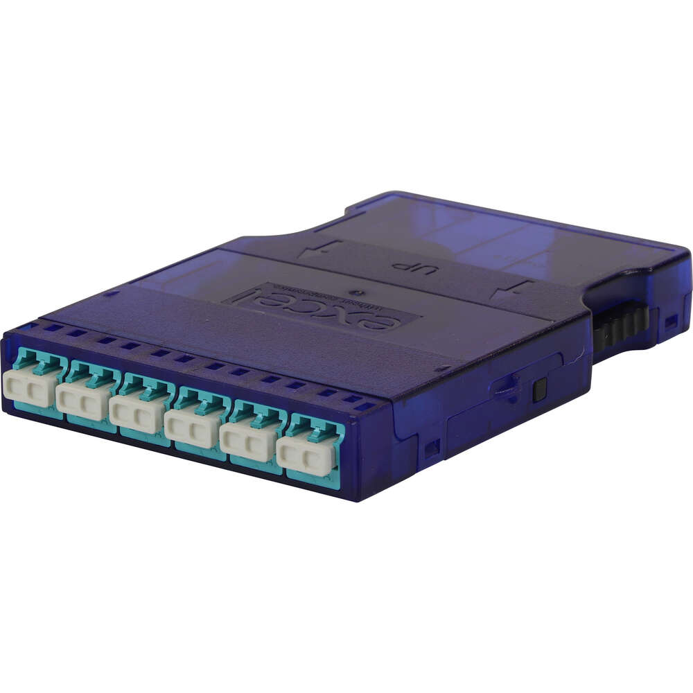 Image du produit EXCEL 6 PORT ( 12 FIBRES ) OM3 lc module