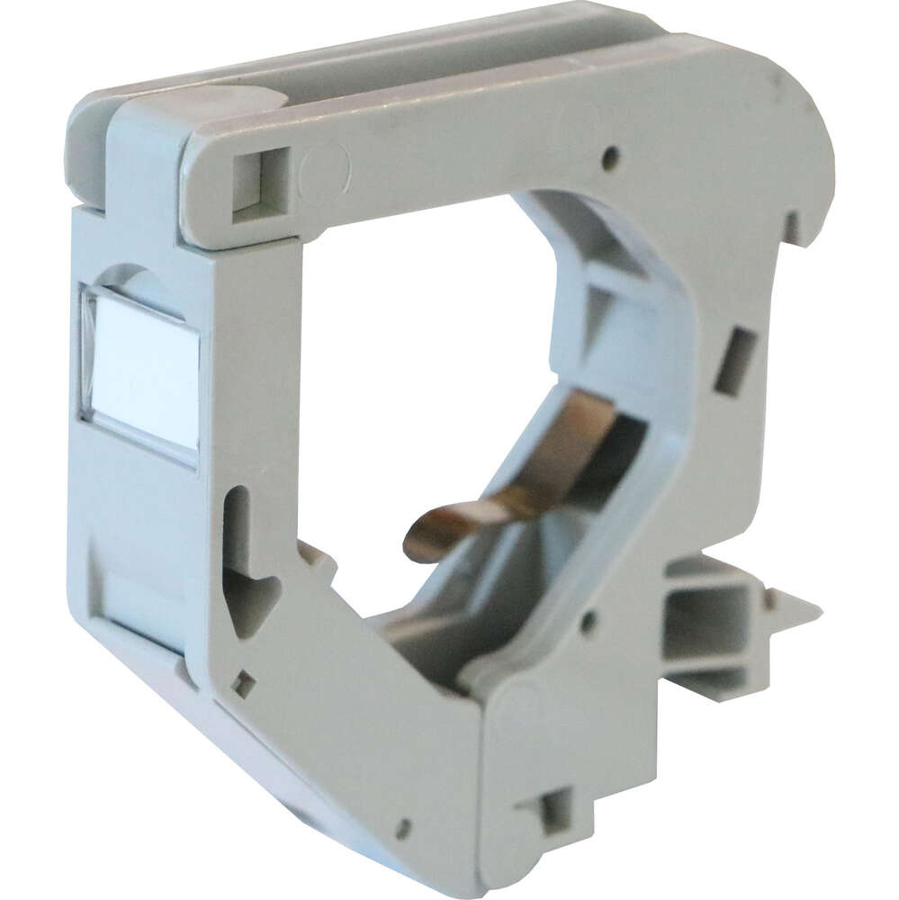 Image du produit SUPPORT DE NOYAU KEYSTONE RJ45 sur rail DIN.