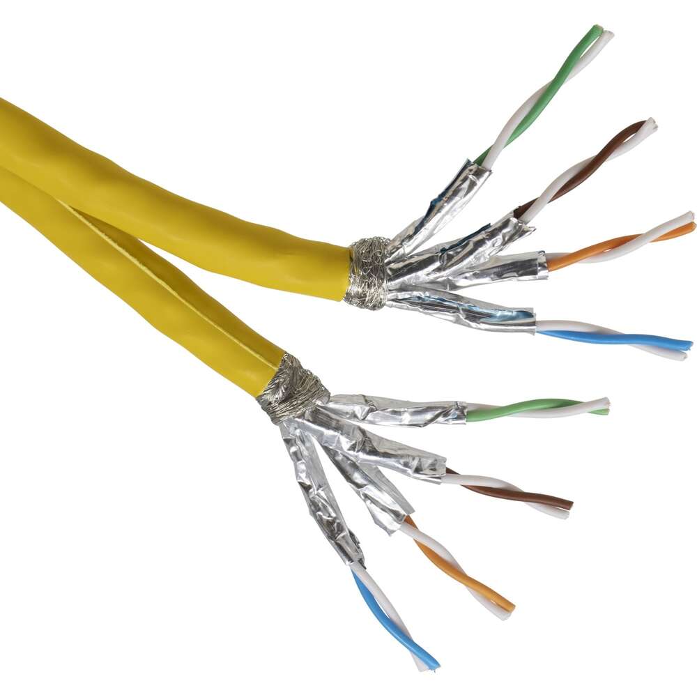 Image du produit EXCEL CAT7A SFTP 1000MHZ DUAL CABLE 2x500M-YW Dca