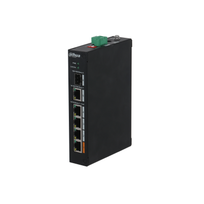 Image du produit 6-Port Unmanaged Hardened Switch with 4-Port PoE