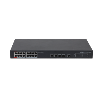 Image du produit 18-Port Managed Desktop Switch with 16-Port PoE