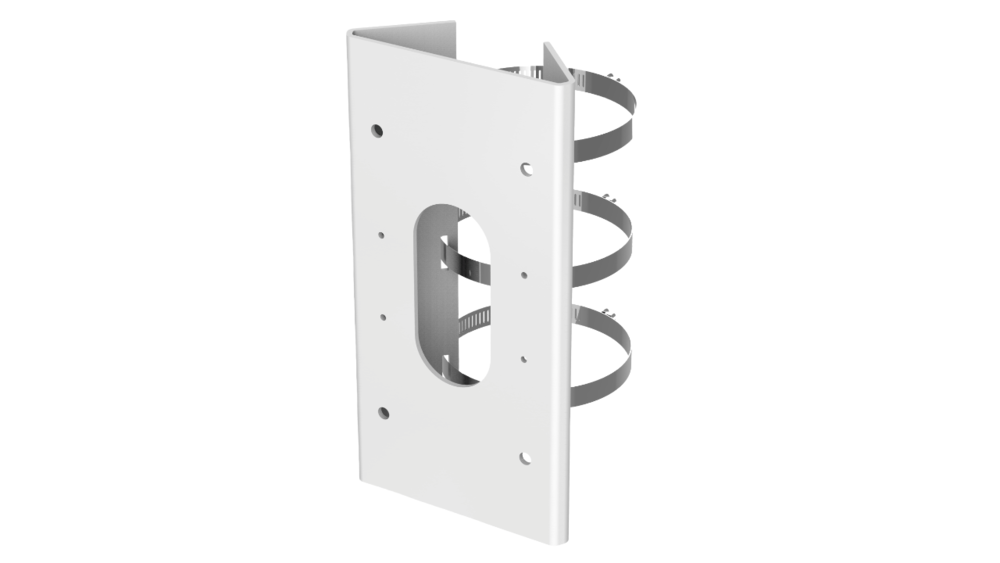 Image du produit Vertical Pole MountStainless SteelHikvision White