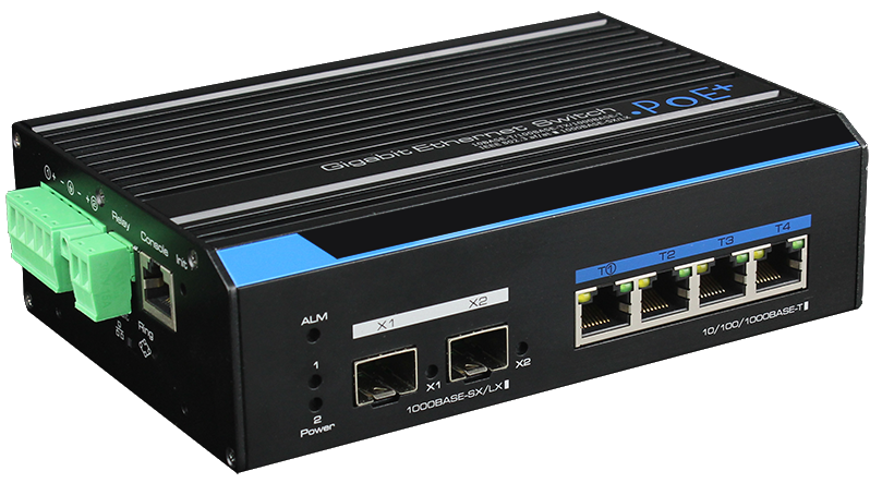 Image du produit SWITCH INDUS 150W L2 - 1×1Gb/POE++ & 3×1Gb/POE+ & 2×SFP Boit