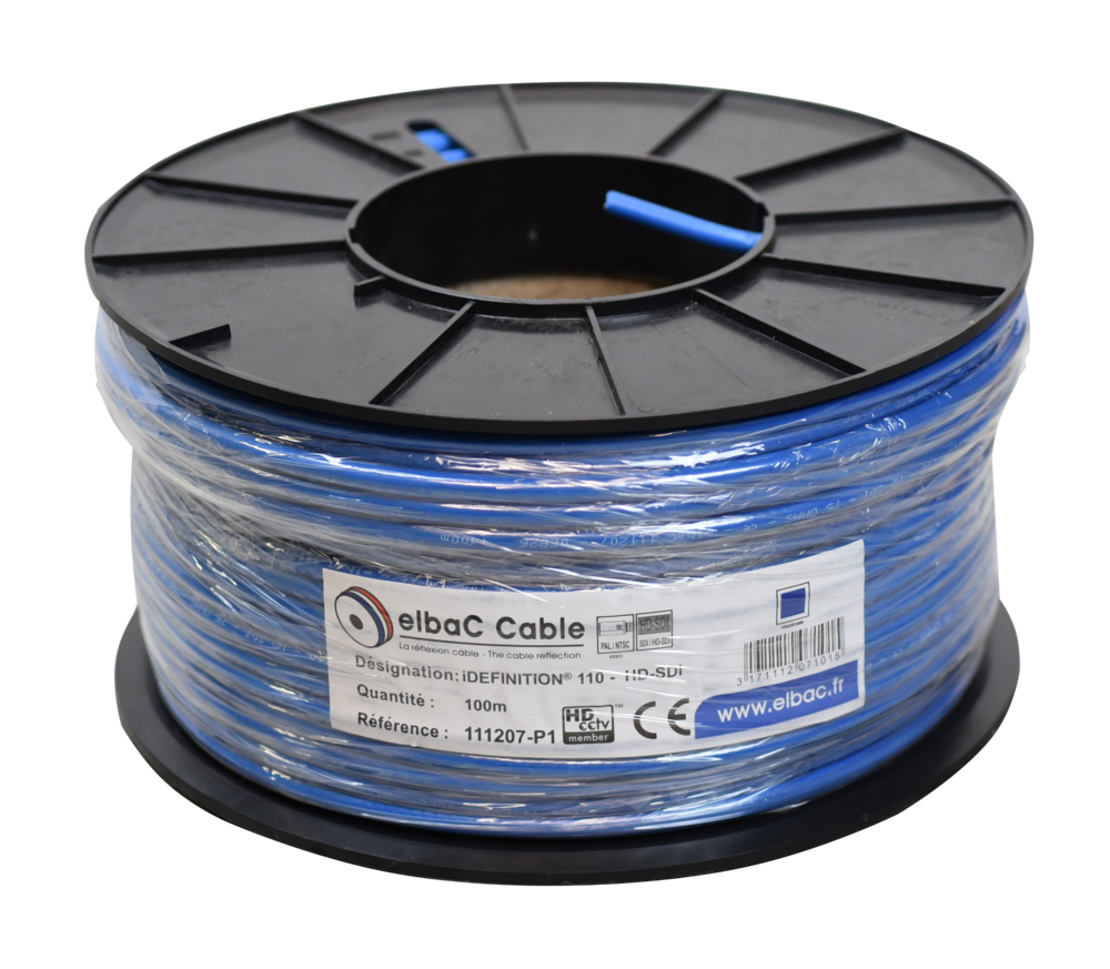 Image du produit CABLE VIDEO HD - iDEFINITION 110 Bob. plas. 100 M