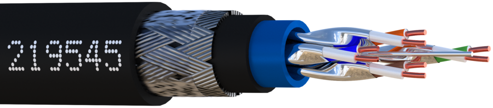 Image du produit U/FTP CAT6A 650MHz SWB PE Bob. bois 100 M