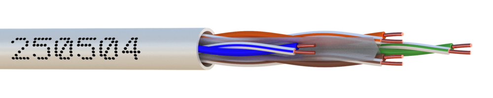 Image du produit UTP CAT6 RESIDENTIEL 70m LSZH Bob. bois 500 M