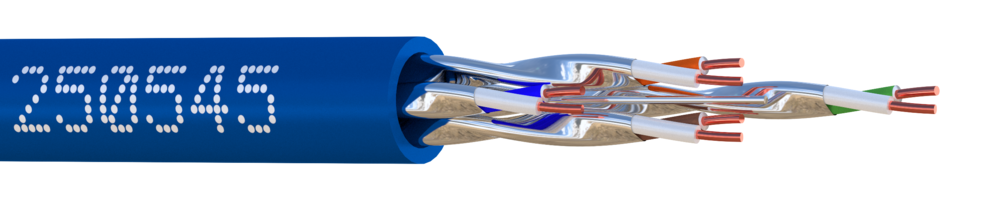 Image du produit U/FTP CAT6A 650MHz LSZH Bob. bois 500 M