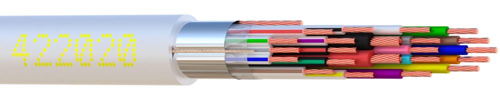 Image du produit ALARME SOUPLE 20C Cu + 2x0.75 SCR Bob. bois 500 M