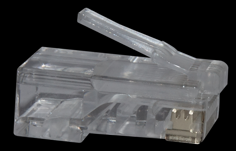 Image du produit CONNECTEUR RJ45 UTP CAT6 TRAVERSANT Boite 50 PC