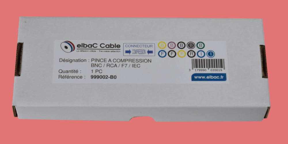 Image du produit PINCE A COMPRESSION F/BNC Boite 1 PC